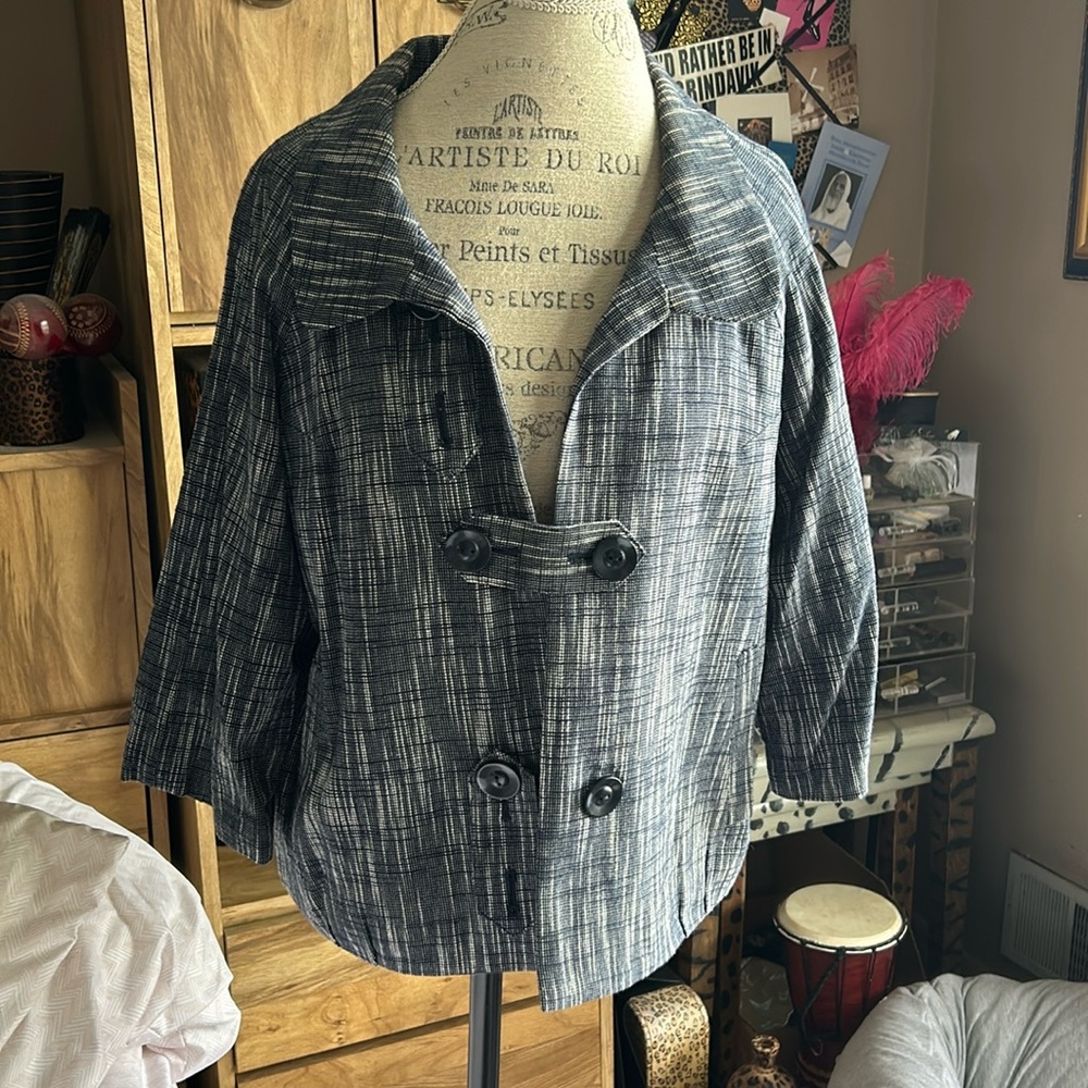 Axcess Blue Button Jacket - XL